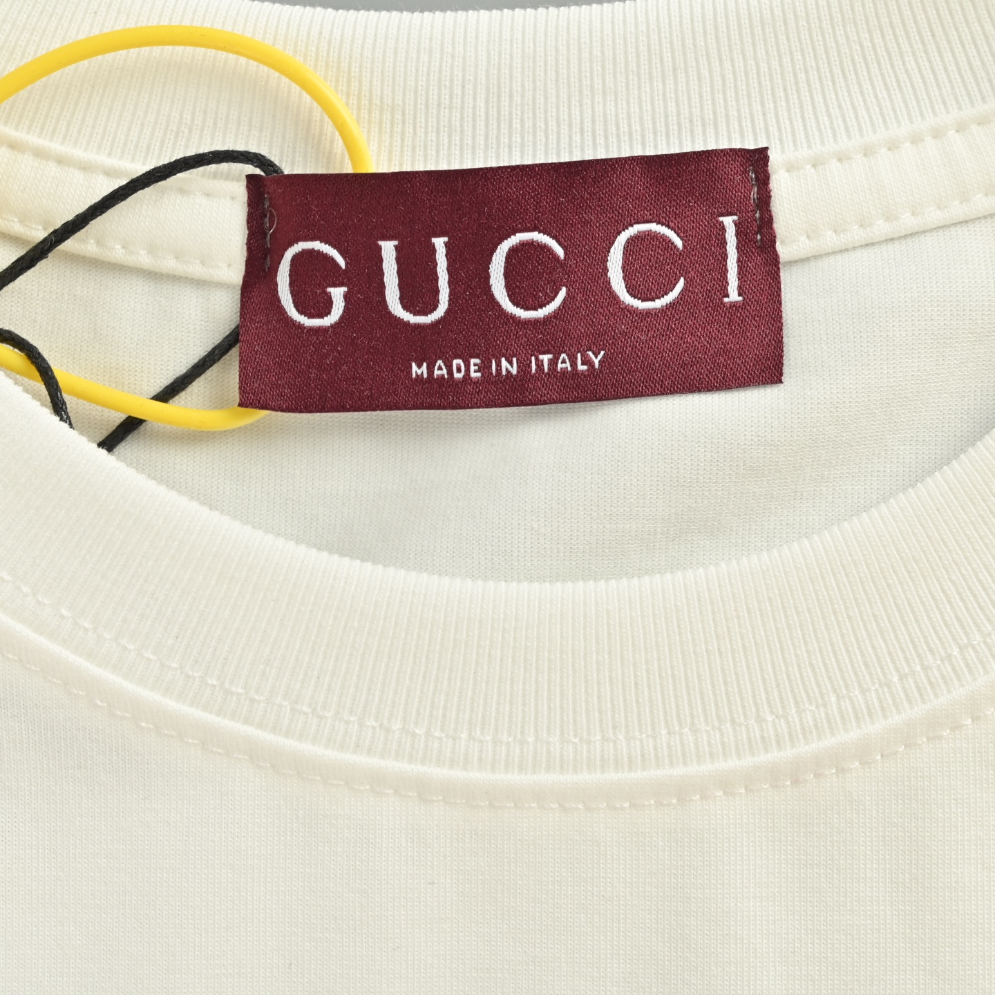 Gucci 25ss striped double G print short sleeve