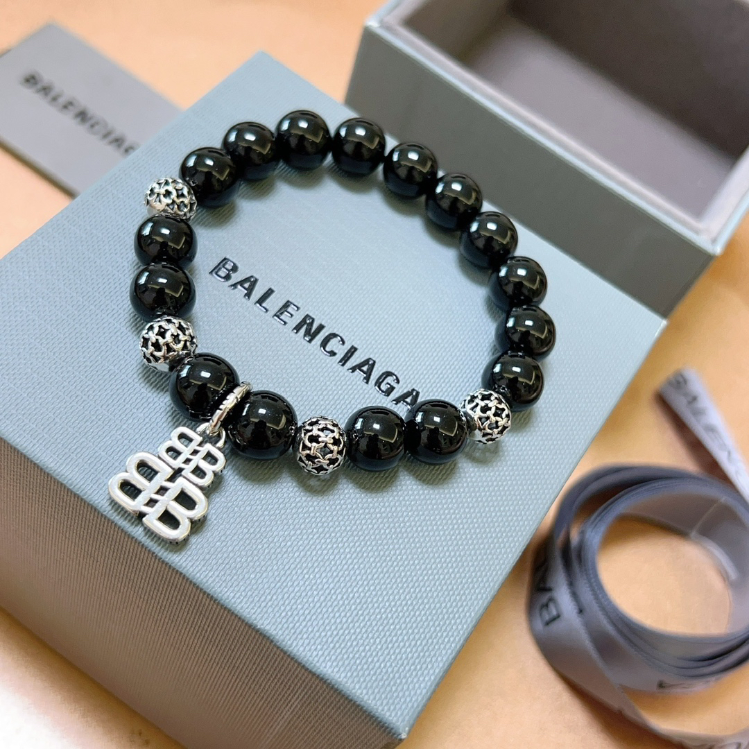 Balenciaga Obsidian Thai Silver Style Bracelet