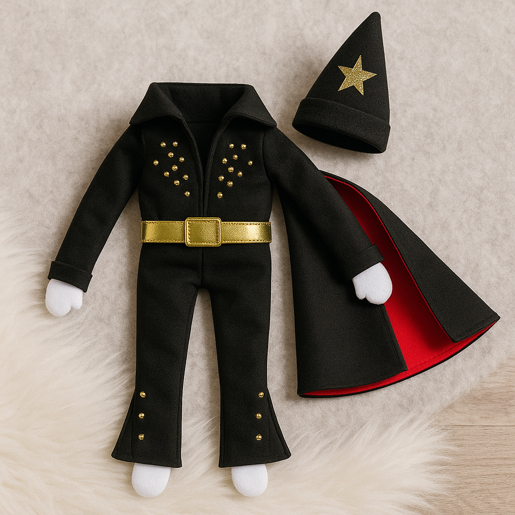 The King of Rock Clothes for Christmas Elf
