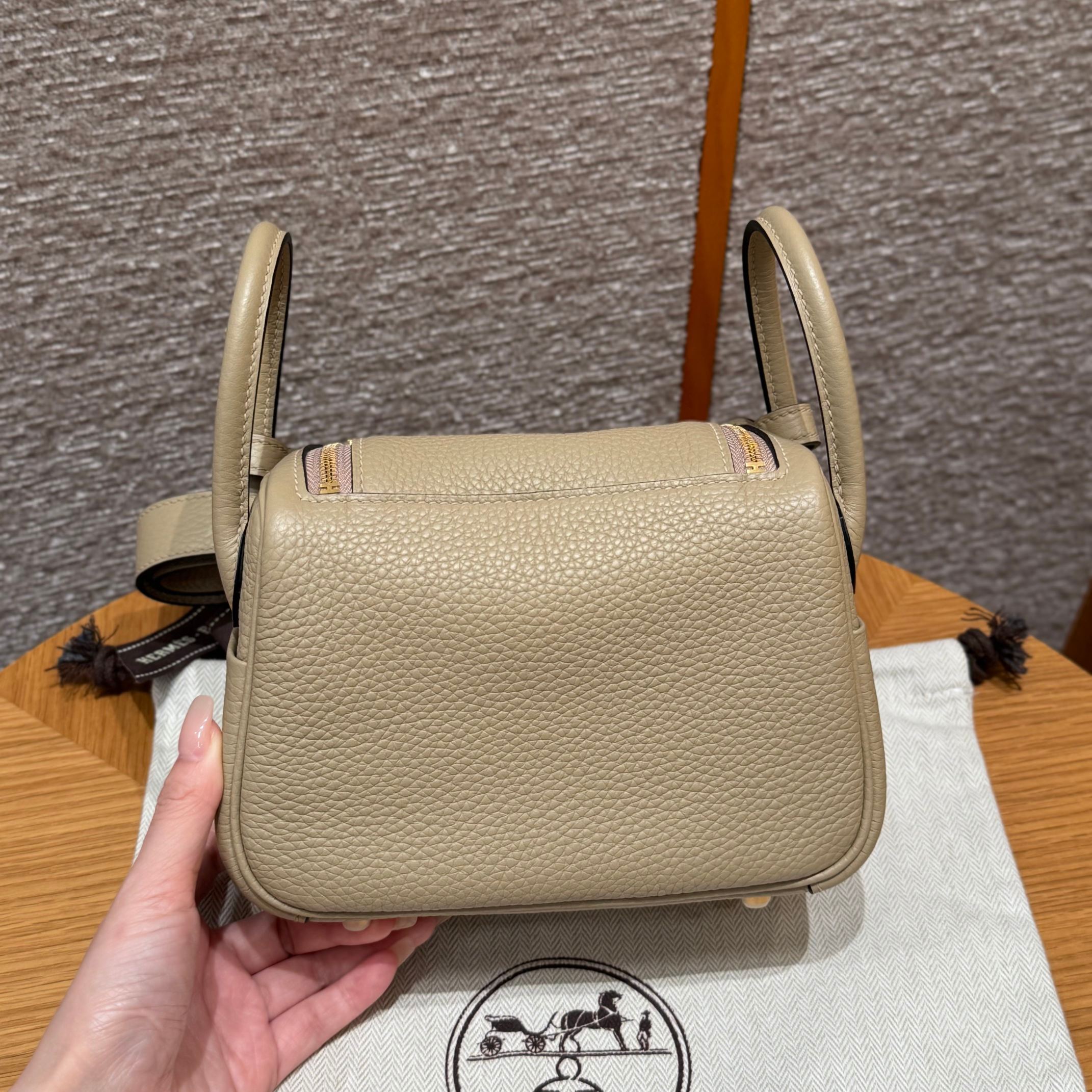 Hermès Mini Lindy S2Trench Bag (Handmade to Order)