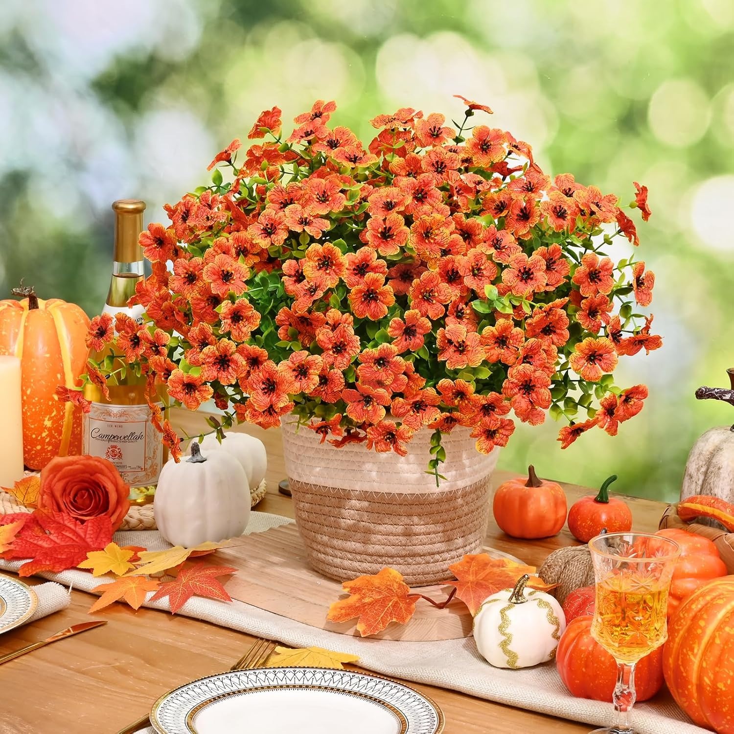 🏆Last Day 49% OFF⚡Artificial Fall Flowers UV Resistant Fake Outdoor Plants