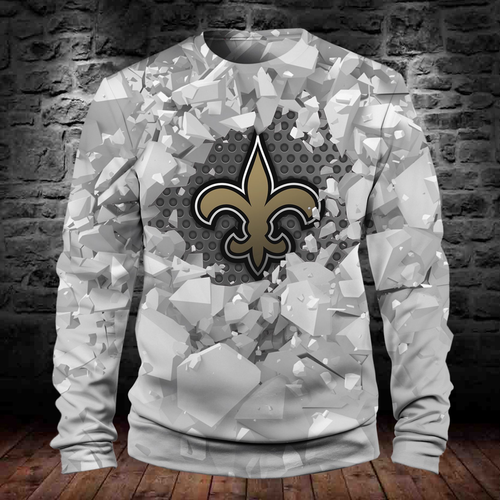 SAINTS HOODIE 3D ICE4