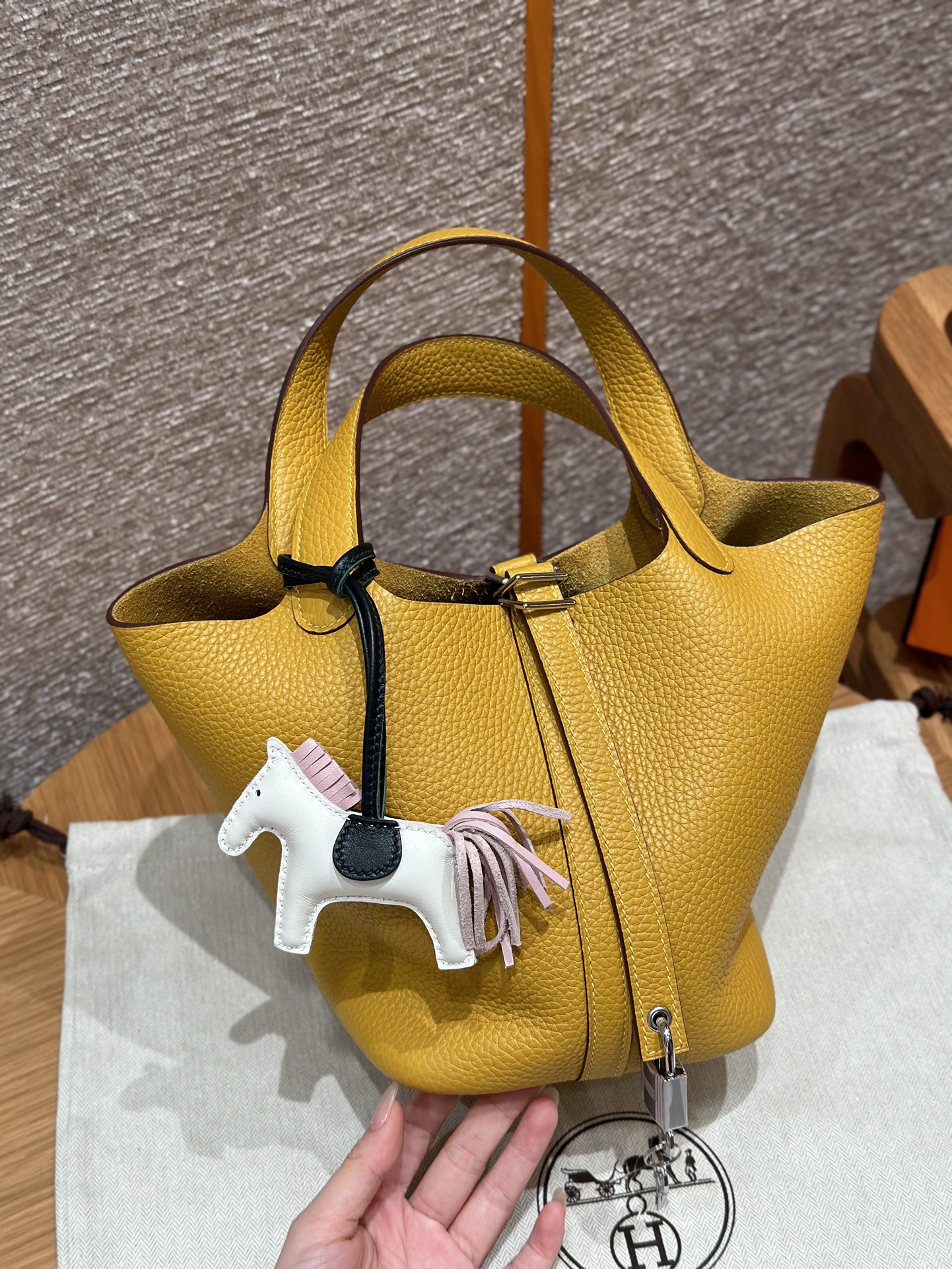 Hermès Picotin lo 9DJaune ambre handbag (handmade to order)