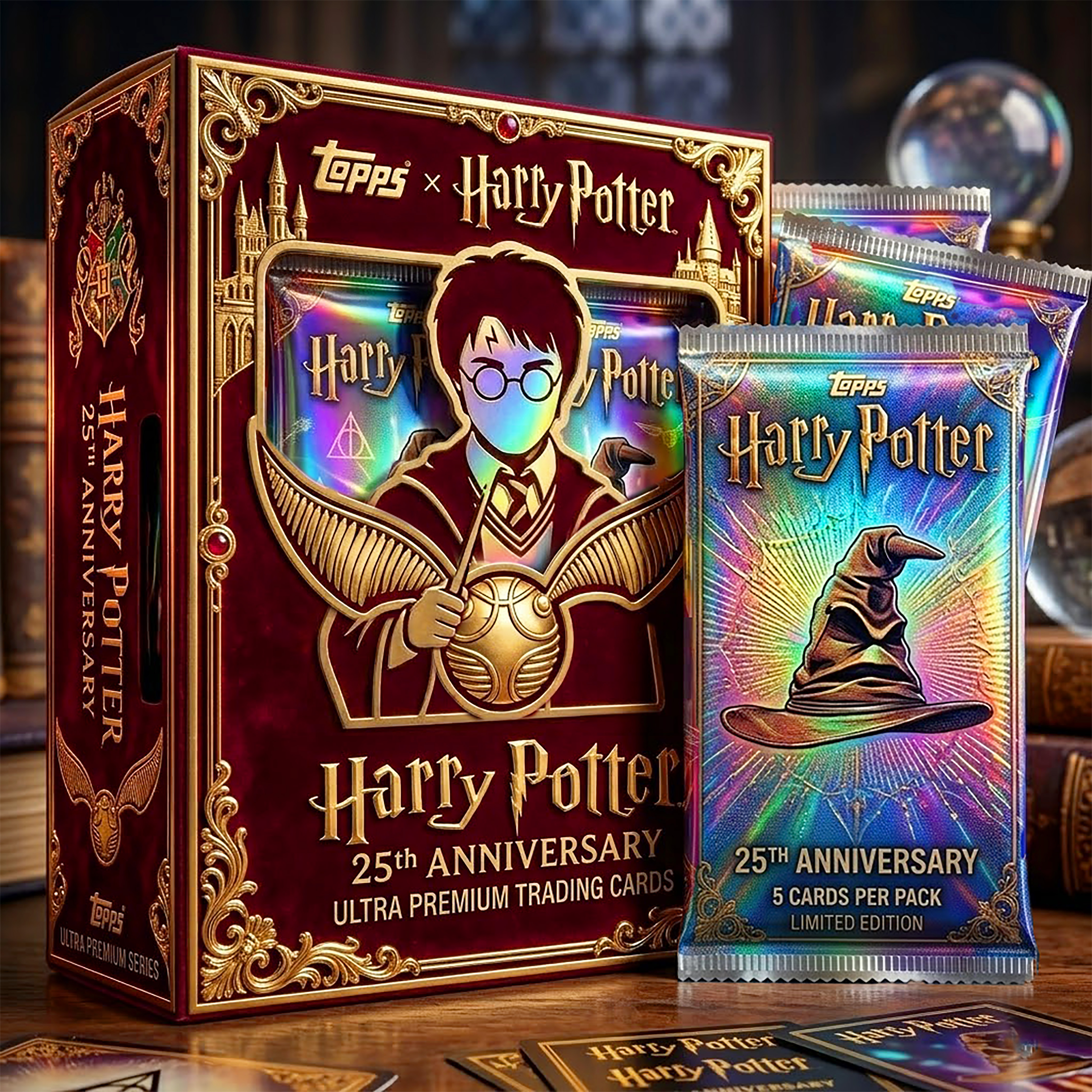 Harry Potter 25th Anniversary Premium Collector Card Box