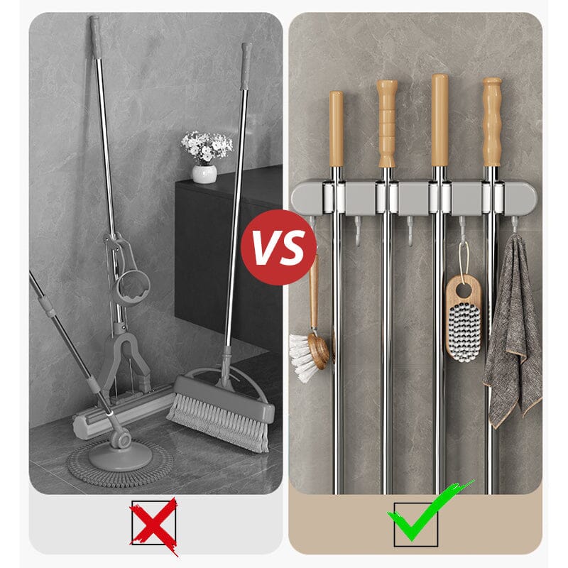 🌲Early Christmas Sale 50% OFF - 【Tiktok Hot Sale】Punch-free multifunctional mop holder--BUY 2 GET FREE SHIPPING