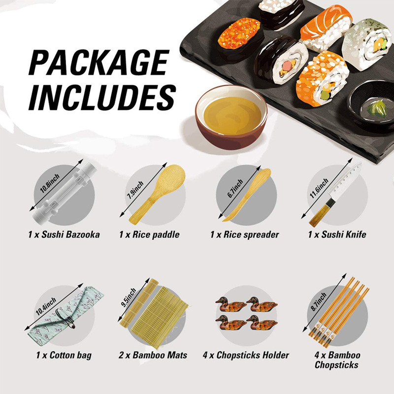 🔥Last Day Sale 50% OFF🔥Amazing Kitchem Finds- 15/24 in 1 Sushi Kit