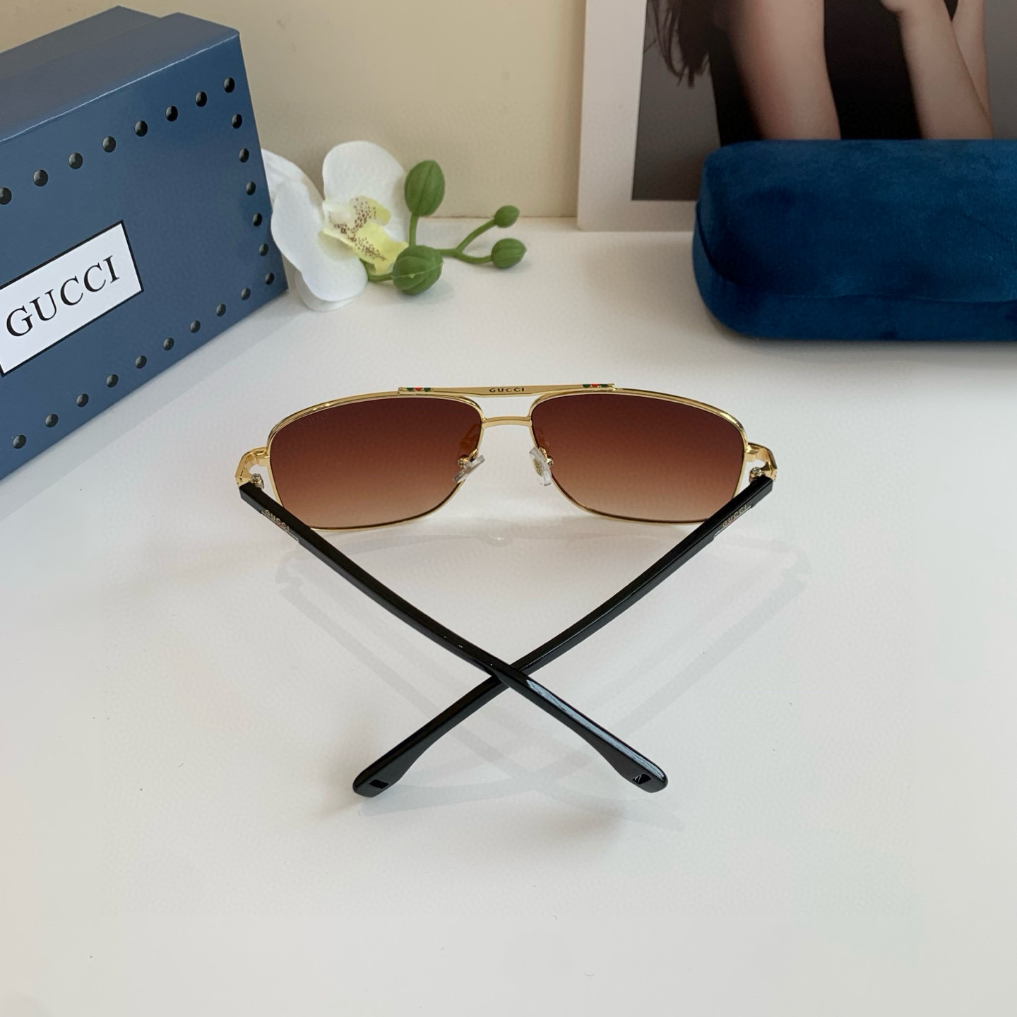 Gucci Round Frame Sunglasses