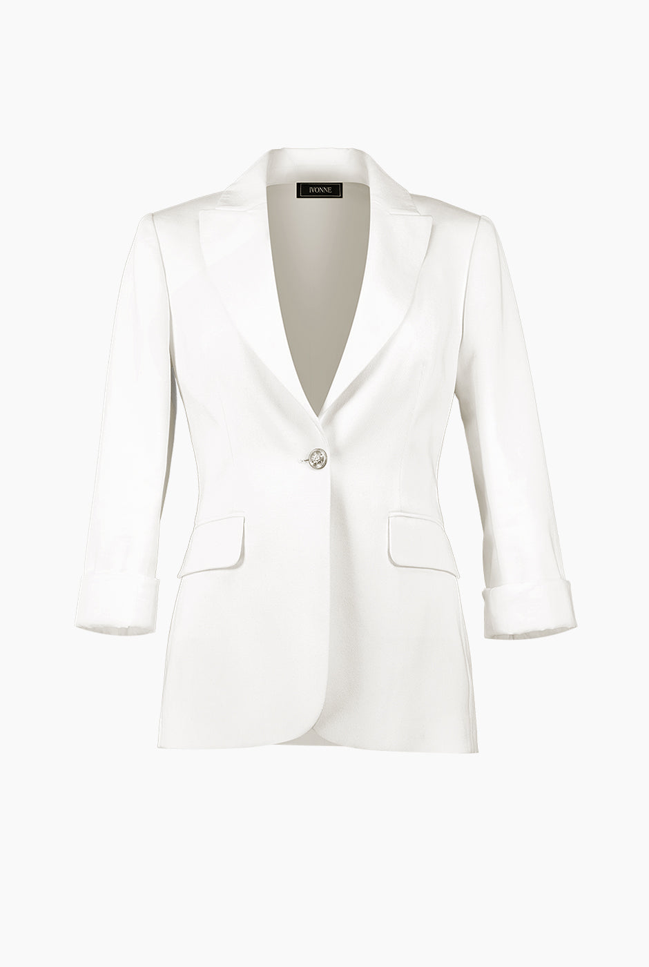 Saco blanco sastreado