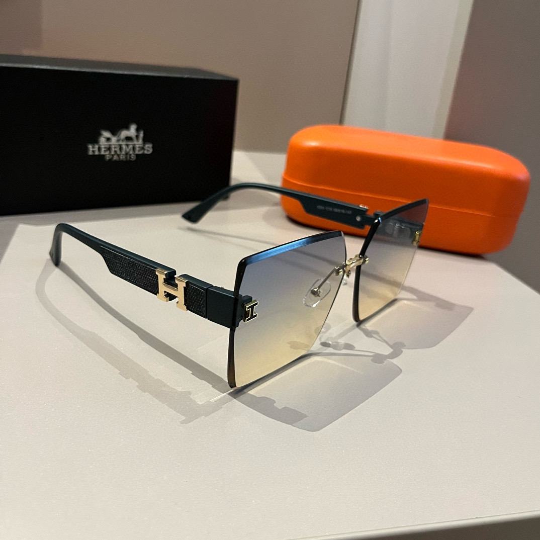 Hermes rimless sunglasses