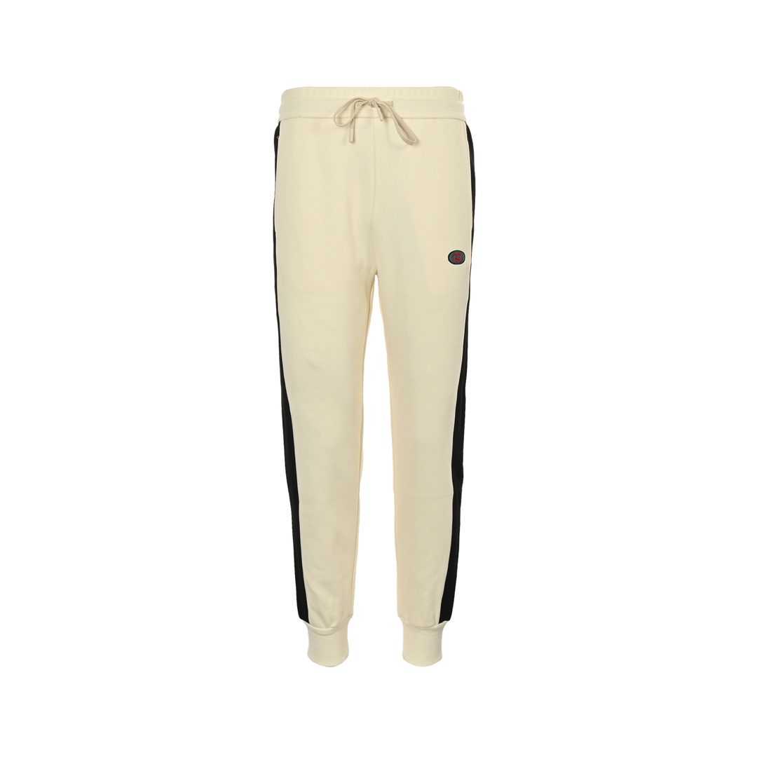 Gucci 24Fw embroidered logo webbing trousers