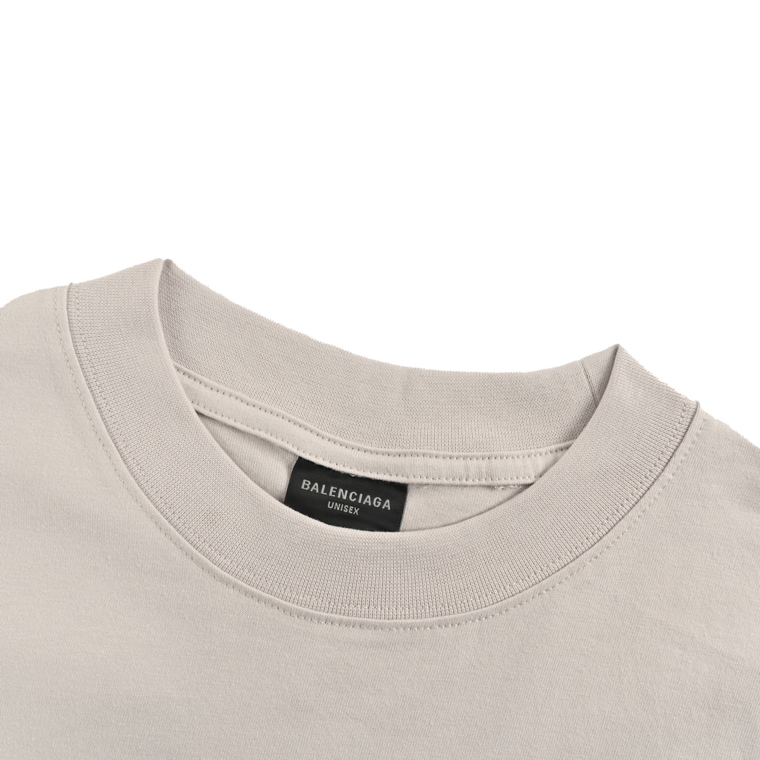 Balenciaga 24ss blurred letters distressed print