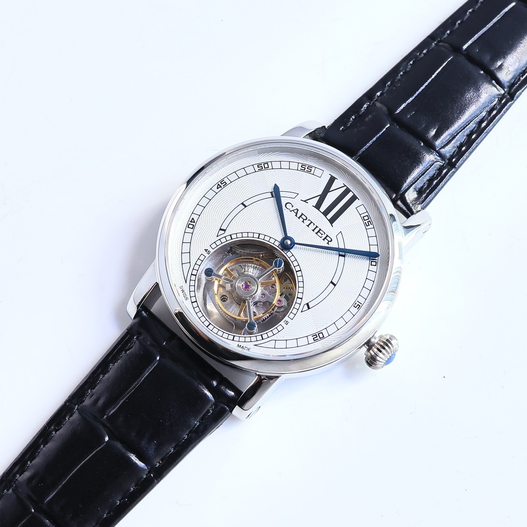 Cartier True Flywheel KF1 Rotonde de Cartier Tourbillon Cadran Love Tourbillon Watch