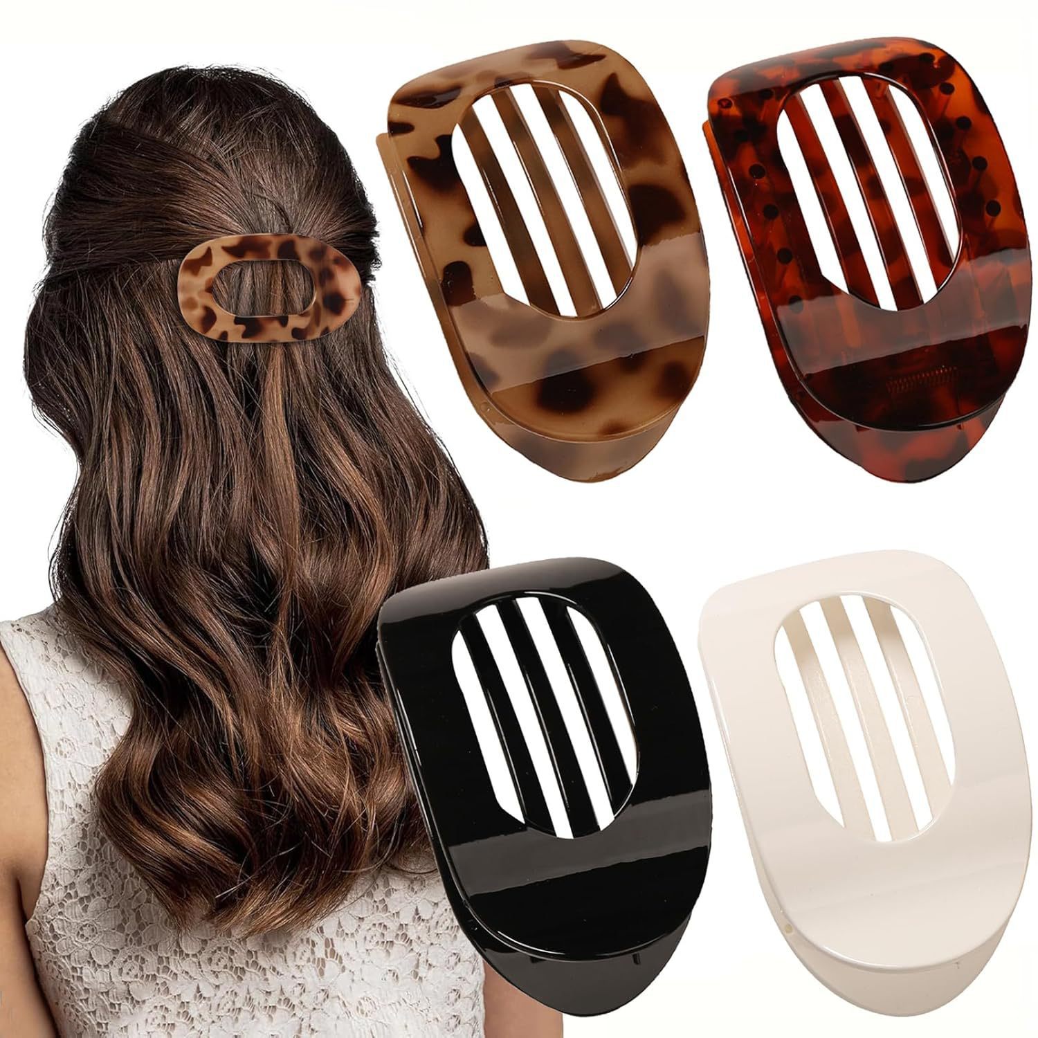 Solid Color Hair Clip, Casual Versatile Hair Accessories for Women, Minimalist Headwear Suitable for Thick Hair, Fashion Hair Accessories for Party, Daily Clothing Decor