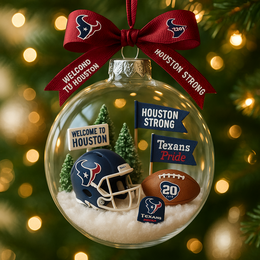 Houston Texans Commemorative Christmas Ornament