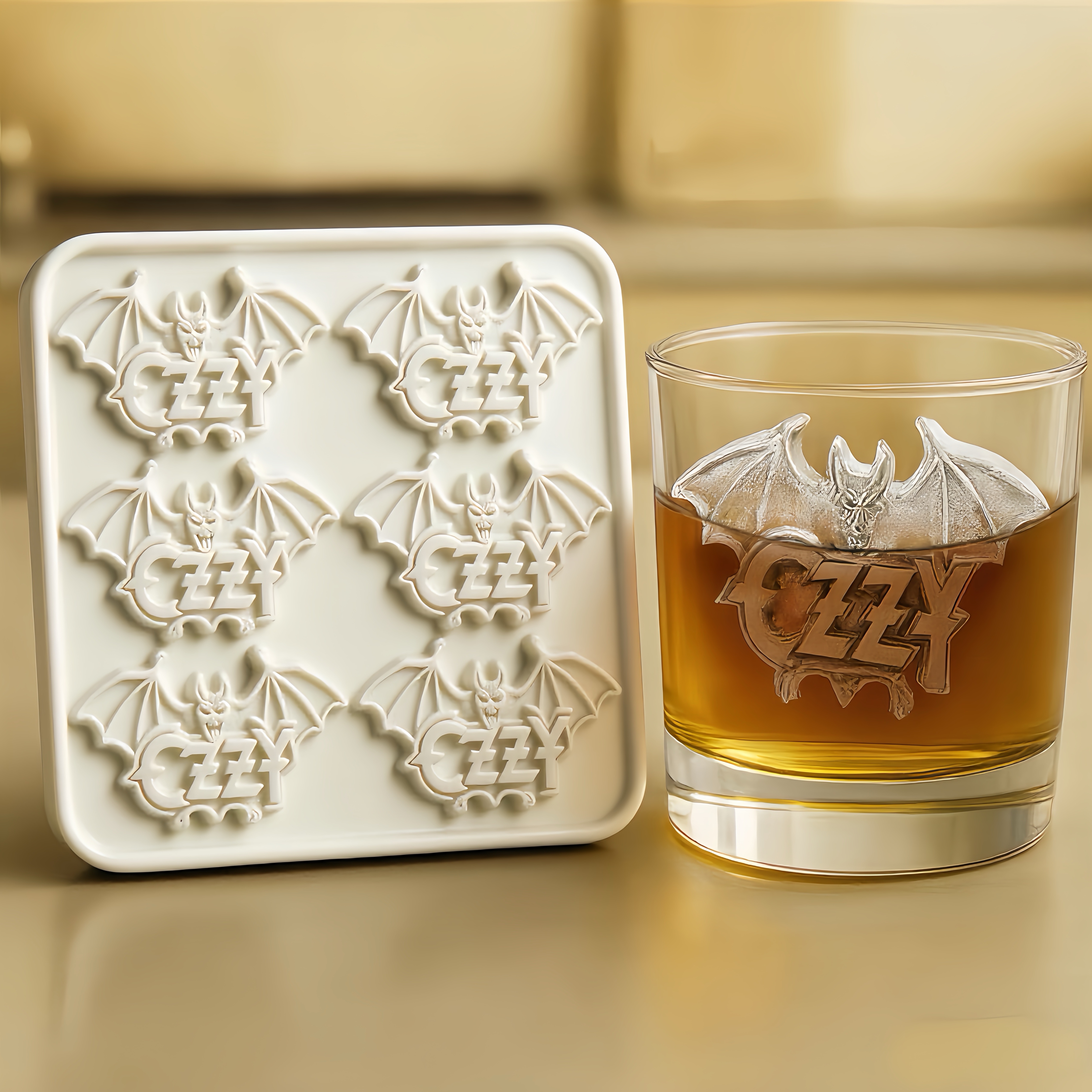 Ozzy Osbourne Bat Ice Mold