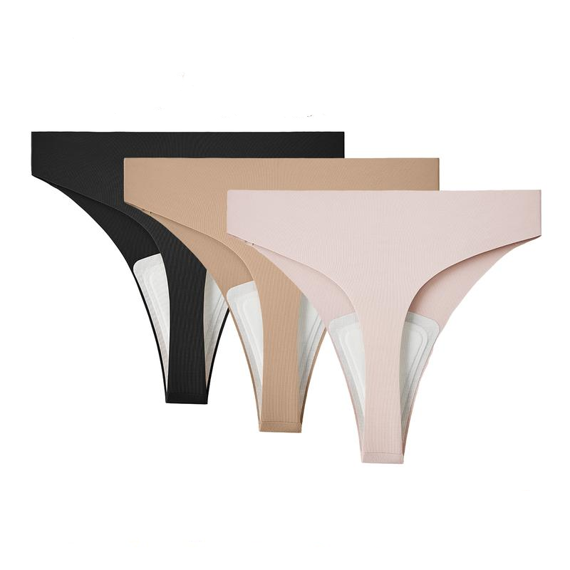 🔥Super Sale - 49% OFF🔥Camel Toe Cover Thongs for Women – Seamless G-String with Built-In Pad, Comfortable & Invisible Fit