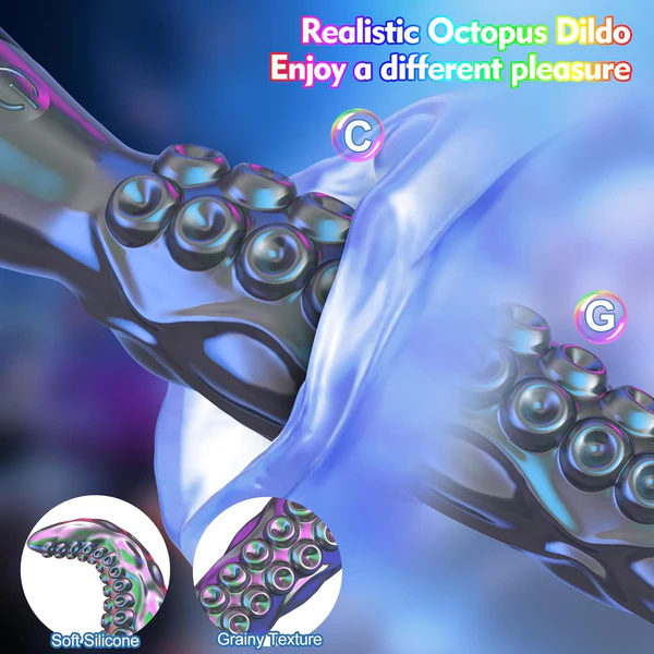 Octopus Tentacle Clitoral Lifelike Monster G-Spot Dildos