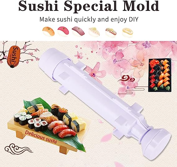 (🔥Last Day Promotion-SAVE 50% OFF)🍣The Sushi Bazooka All in 1 Sushi Making Machine-Buy 2 items and save 10% off & Free Shipping