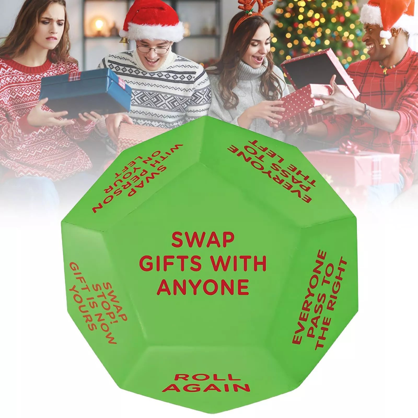 🎲 Santa Swap Gift Exchange Dice 🎁