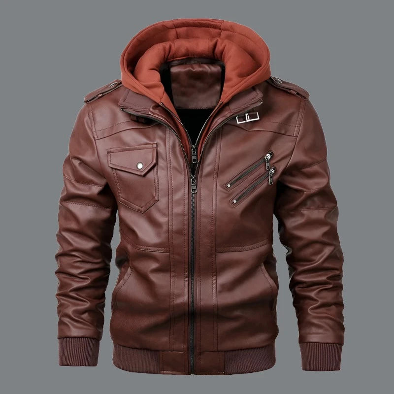 Men's Biker Bomber Jacket