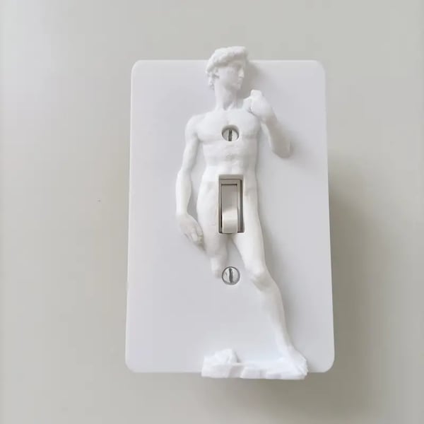 ON SALE🔥David Creative Sculpture Light Switch Wall Plate Cover-Single Toggle(5.5 in x 3.38 in)-✨Buy 3 Get 2 Free & Free Shipping