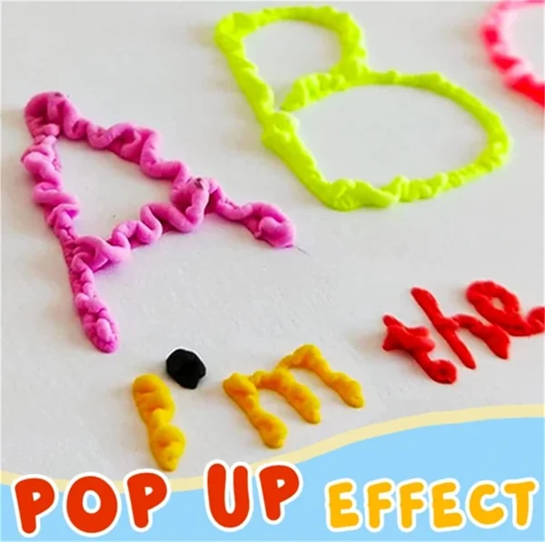 🔥Stocking Stuffer-3D Magic Popcorn Pen A Set(6 pcs)