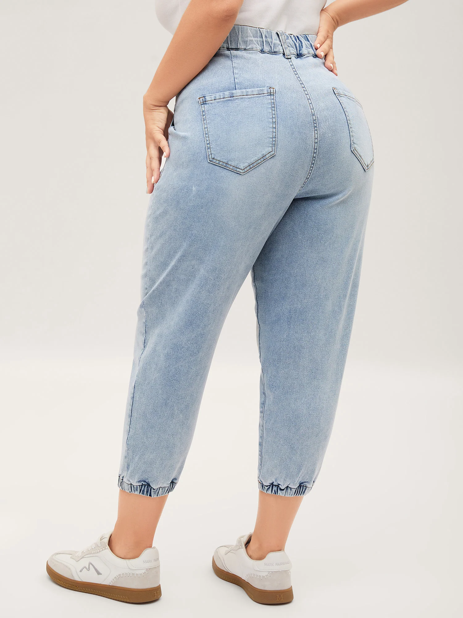 Stretchy Waist Boyfriend Jeans