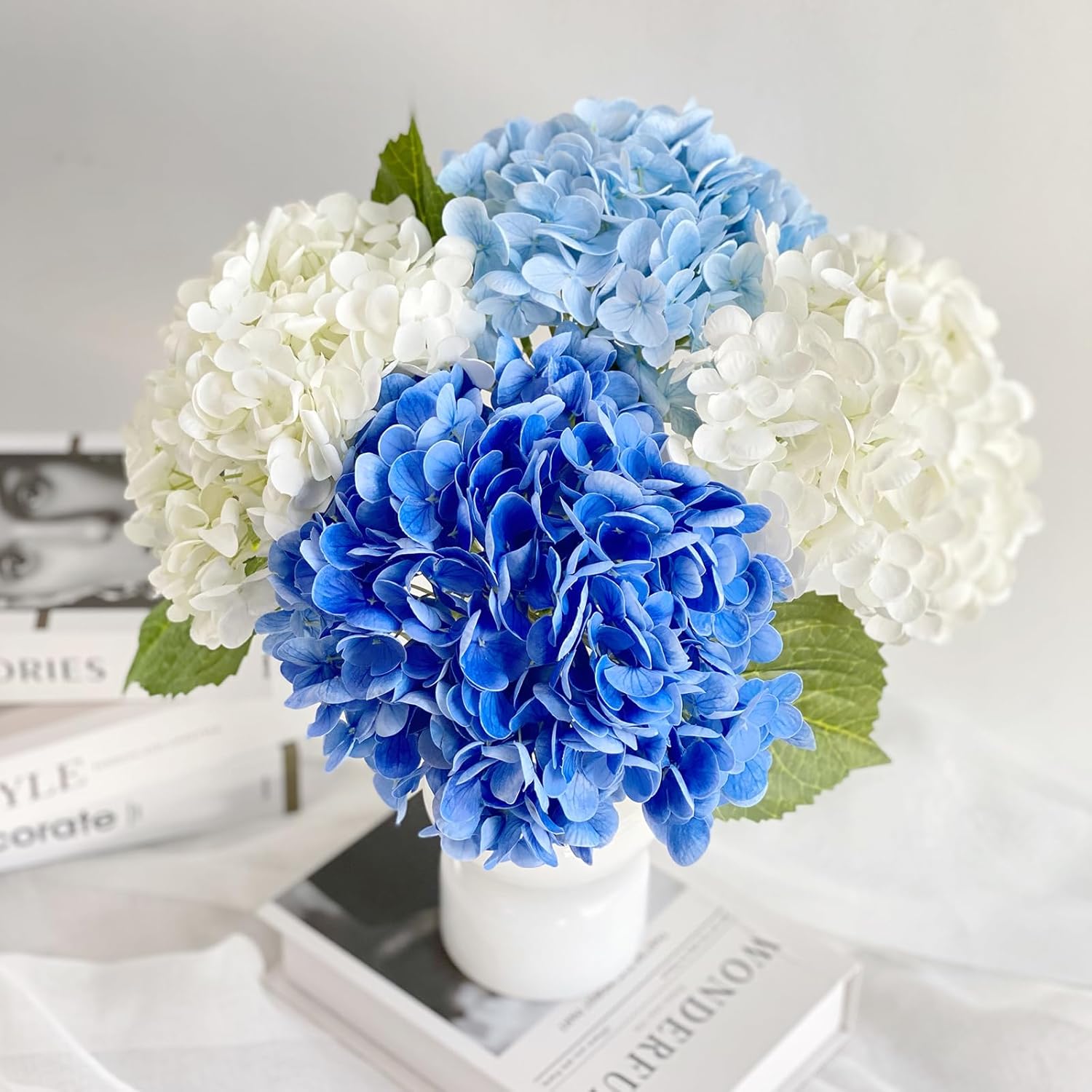 2025 ON SALE🔥4 Pcs Real Touch Hydrangea Artificial Flower Natural Lifelike
