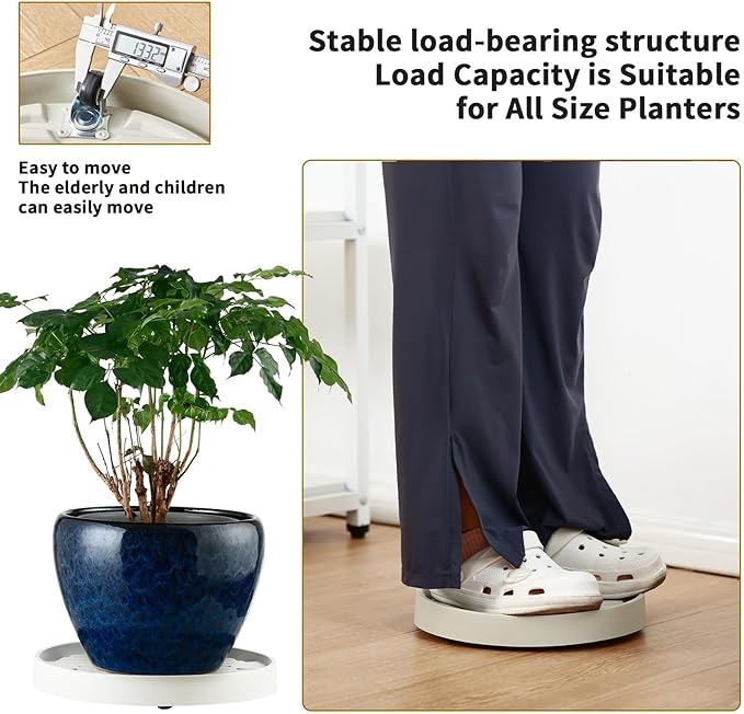 💐💐Heavy - duty Rolling Plant Cart（A must - have for gardening enthusiasts!）