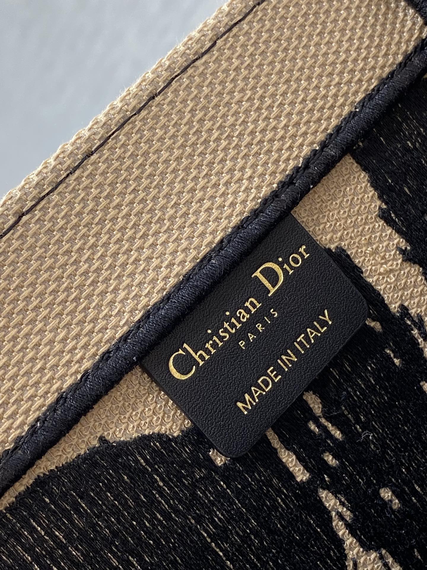 Dior Miss Embroidered Tote Shopping Bag