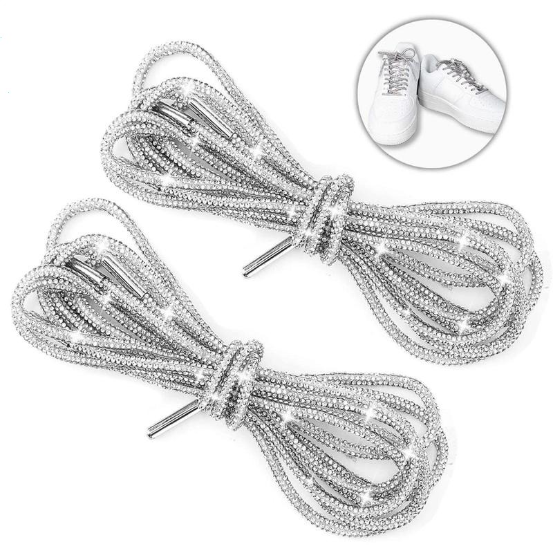 💥ON SALE💥Exquisite Rhinestone Glitter Shoe Laces Hoodie Decor