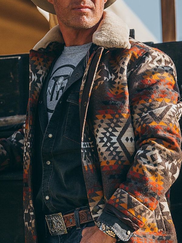 Men's Aztec Vintage Coat