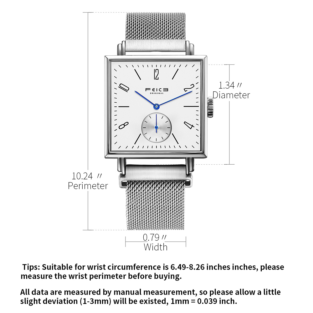 FM301 Square Automatic Watch For Men