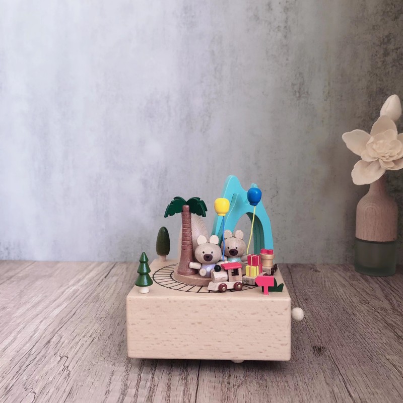 (🔥Last Day Promotion-SAVE 50% OFF)Handmade Wooden Rotating Music Boxes-BUY 2 GET 10% OFF & FREE SHIPPING