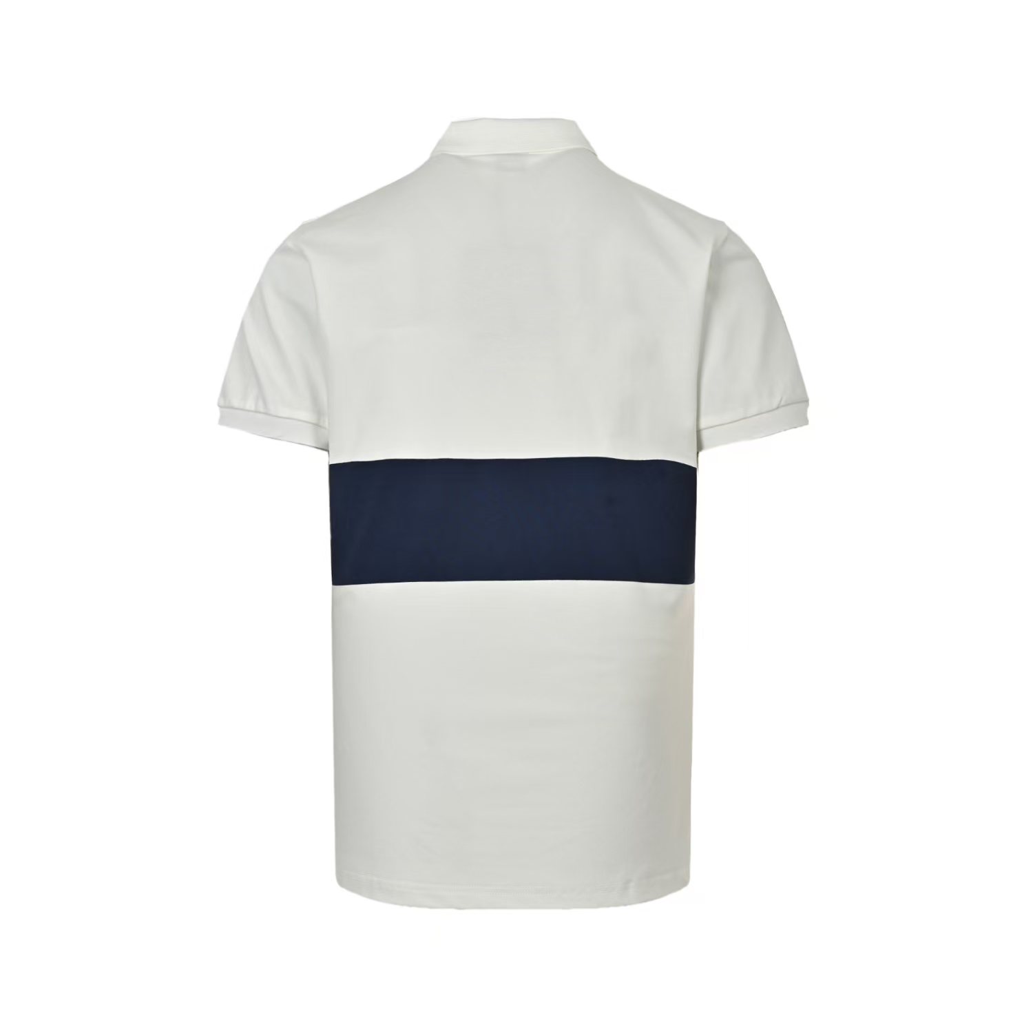 Burberry 25ss horizontal striped warhorse print Polo short sleeve
