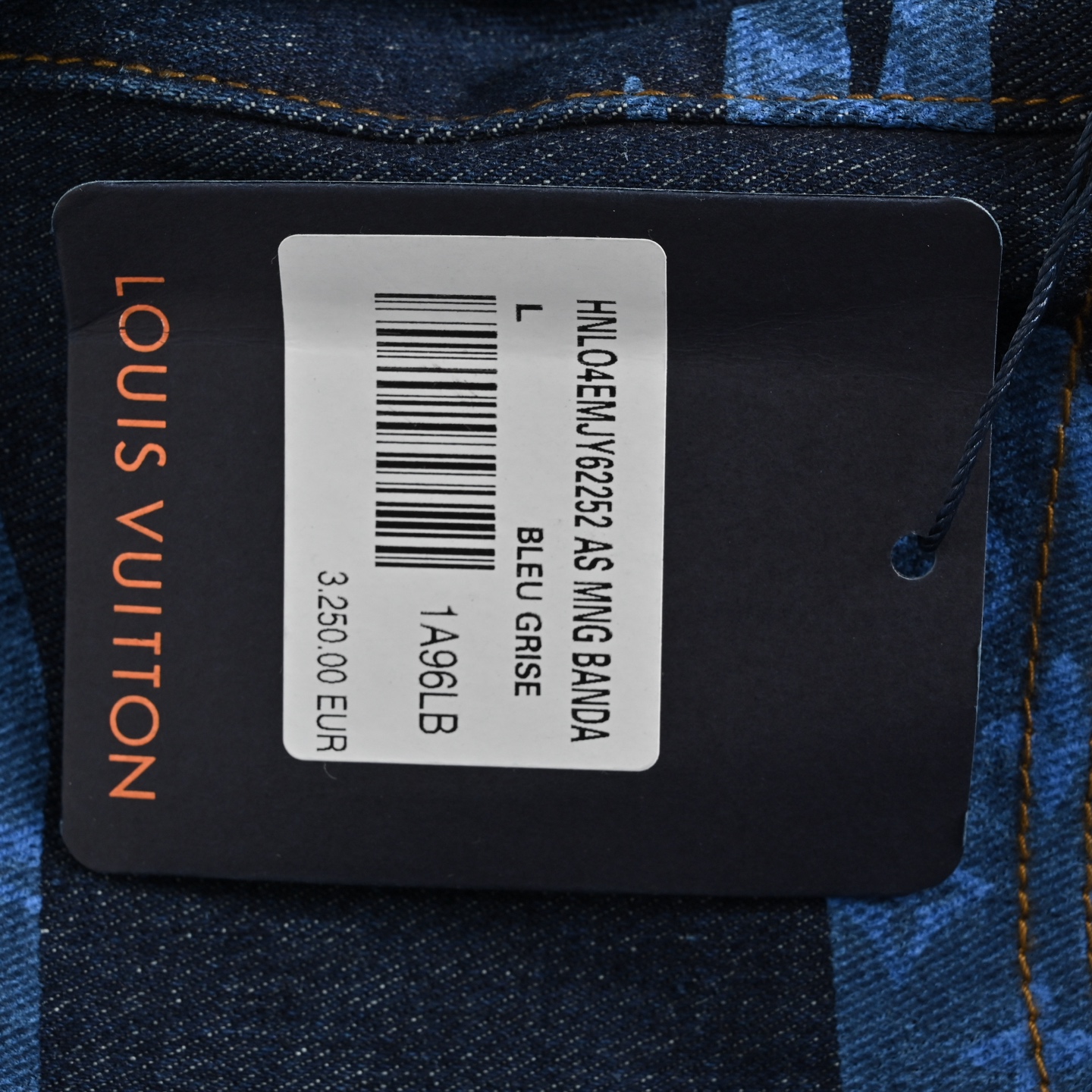 Louis Vuitton 25ss blue sky and white clouds print denim shorts