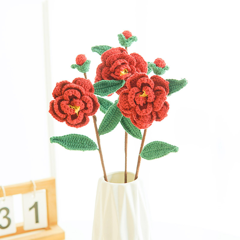 🔥Mother's Day Sale-[SAVE 50% OFF]--Handmade Knitted Rose-Never Fade
