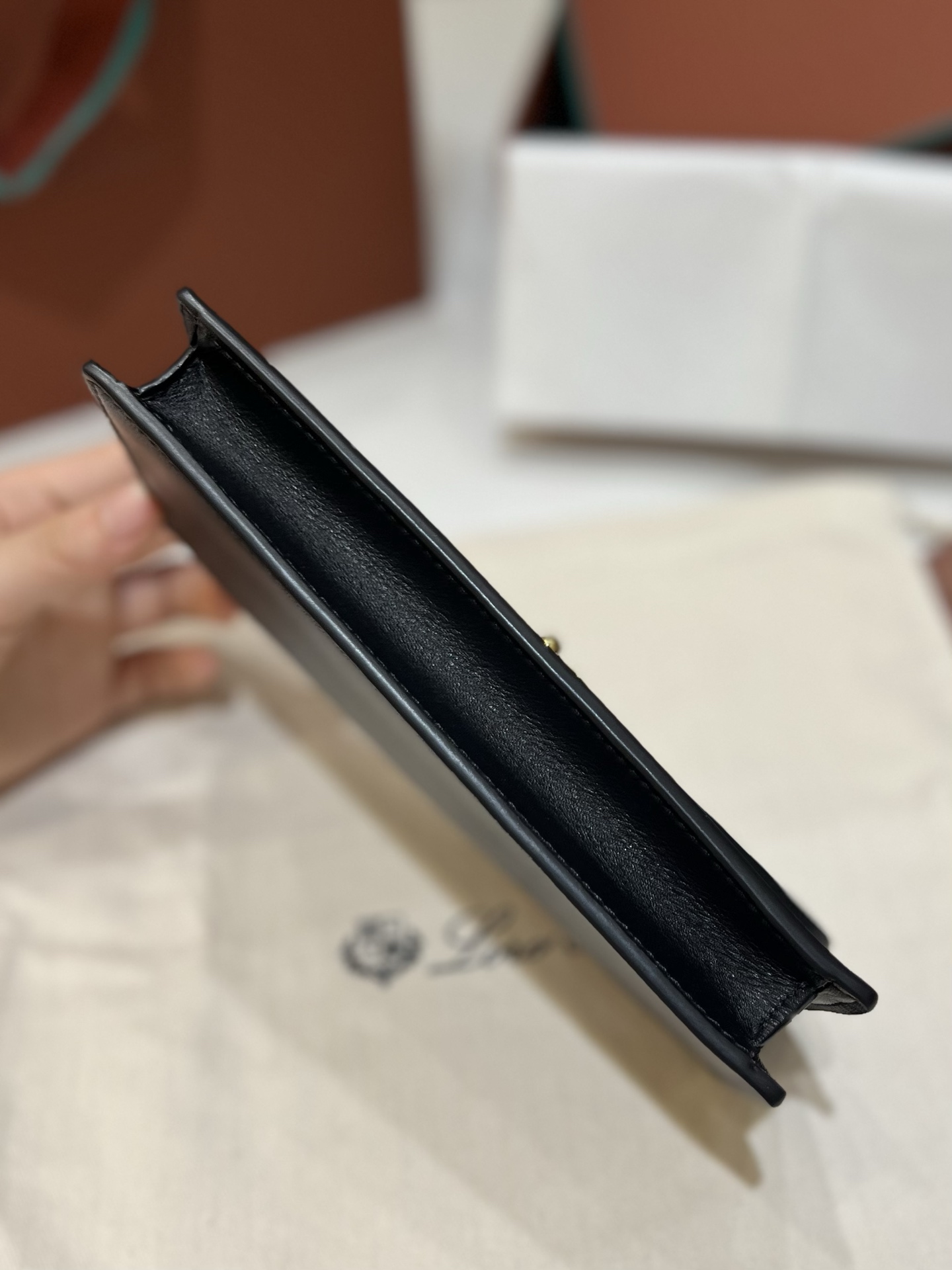 Loro Piana pochette clutch
