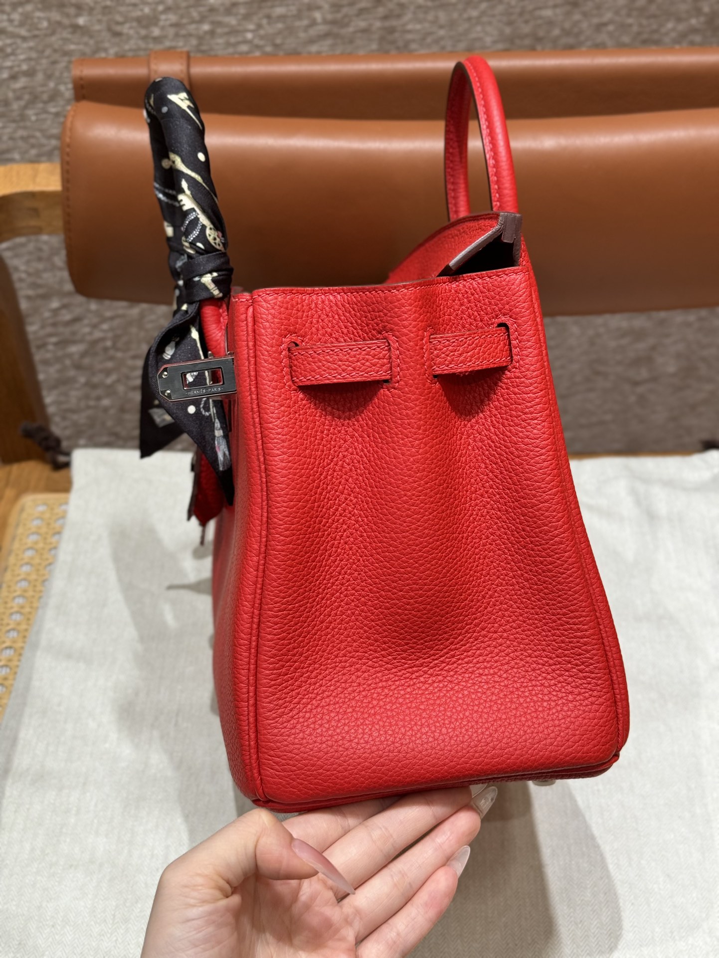 Hermès Birkin Q5Rouge casaque (handmade to order)