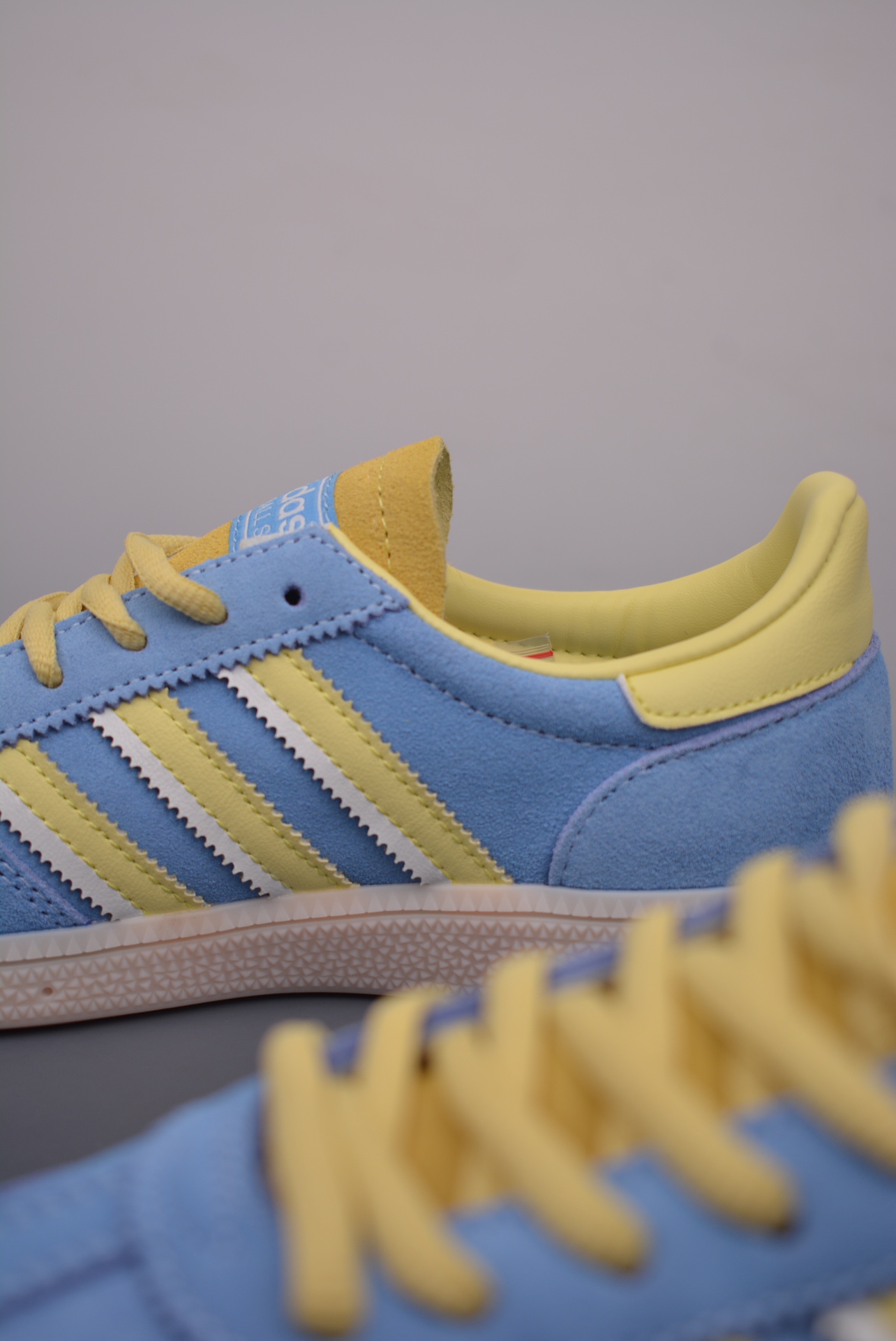 Adidas Originals Handball SPZL Light Blue and Yellow IG6276