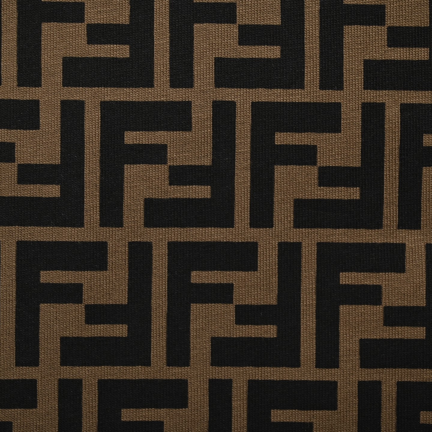 Fendi contrasting FF print short sleeves