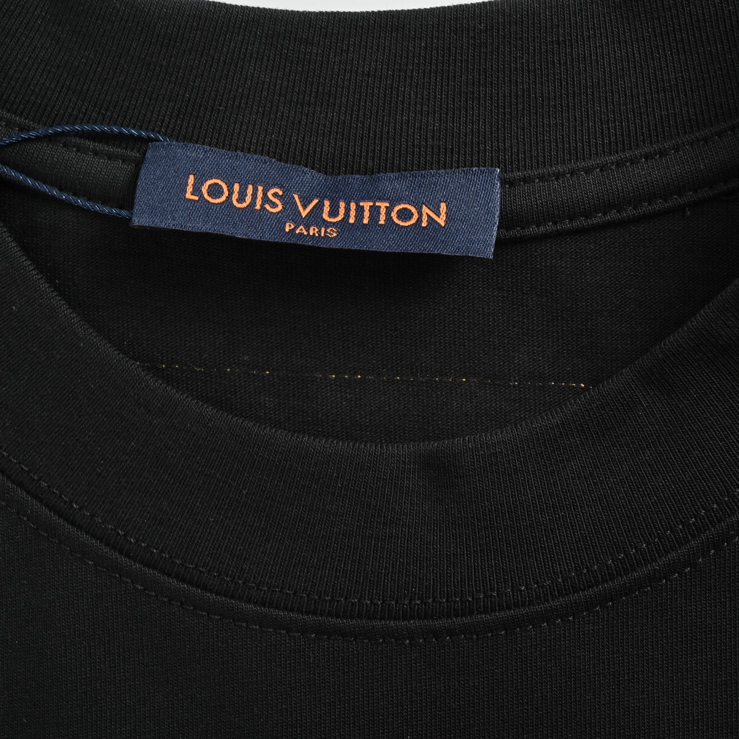 Louis Vuitton 25ss tape logo 3D laminated short sleeves