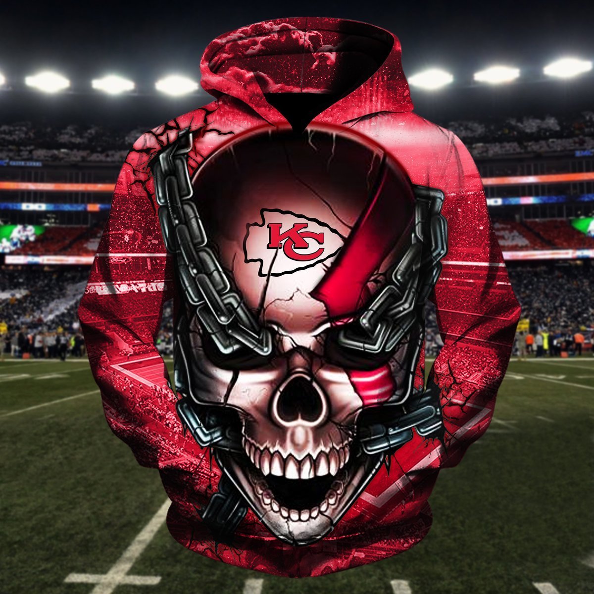 CHIEFS HOODIE VIP23 SKULL