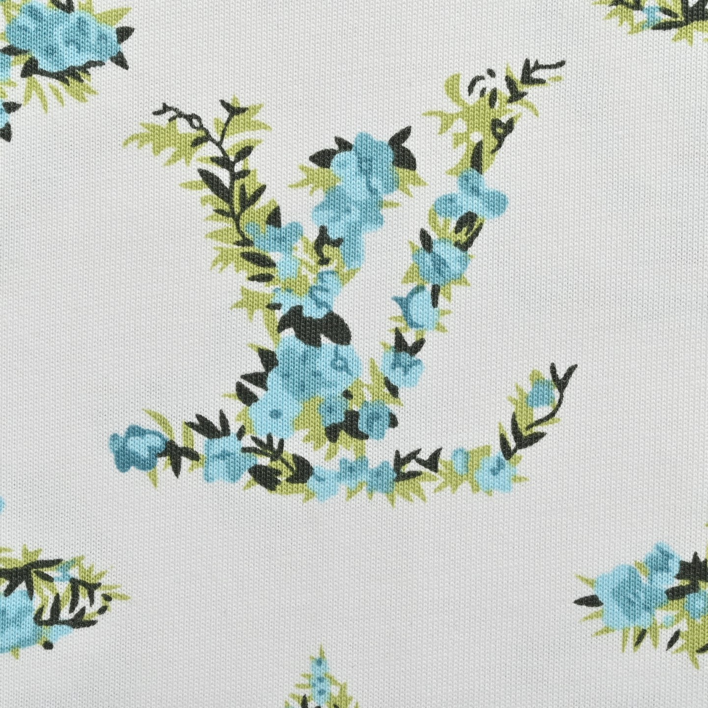 Louis Vuitton 25ss chain floral print short sleeves