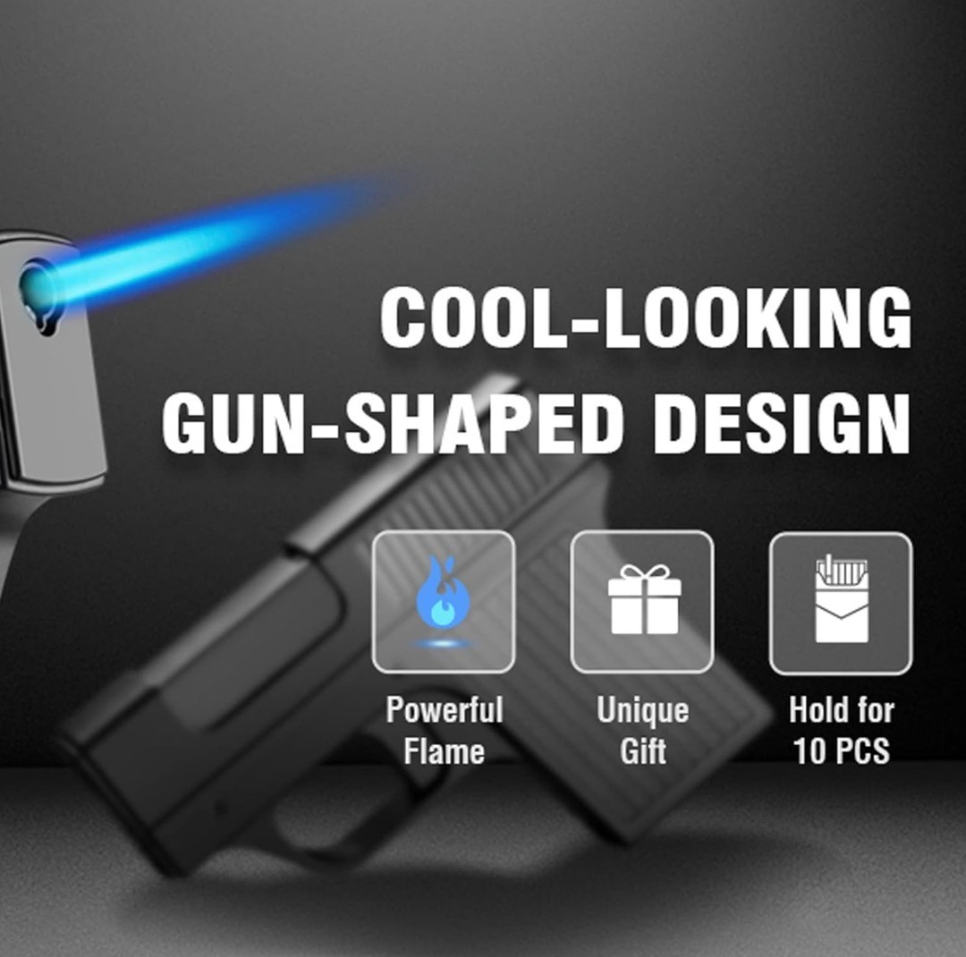 Windproof Lighter with Cigarette Case