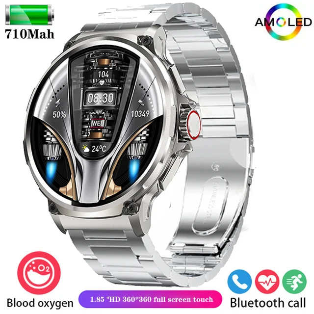 2023 New Men's Smartwatch Bluetooth Talk 1.85 