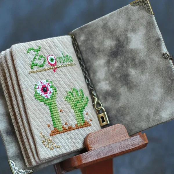DIY Book of Shadows Halloween Stitch Along Kit- With Instructions