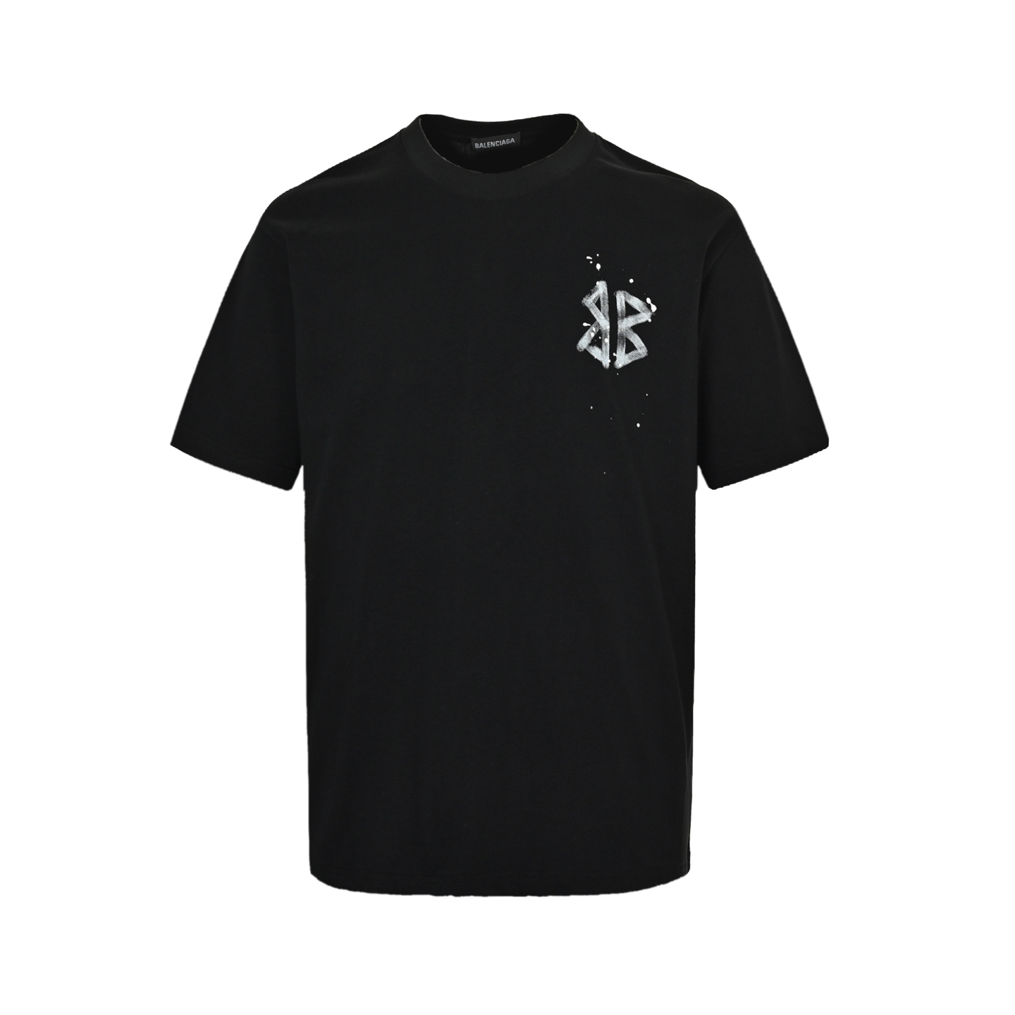 Balenciaga 25ss graffiti print short sleeve