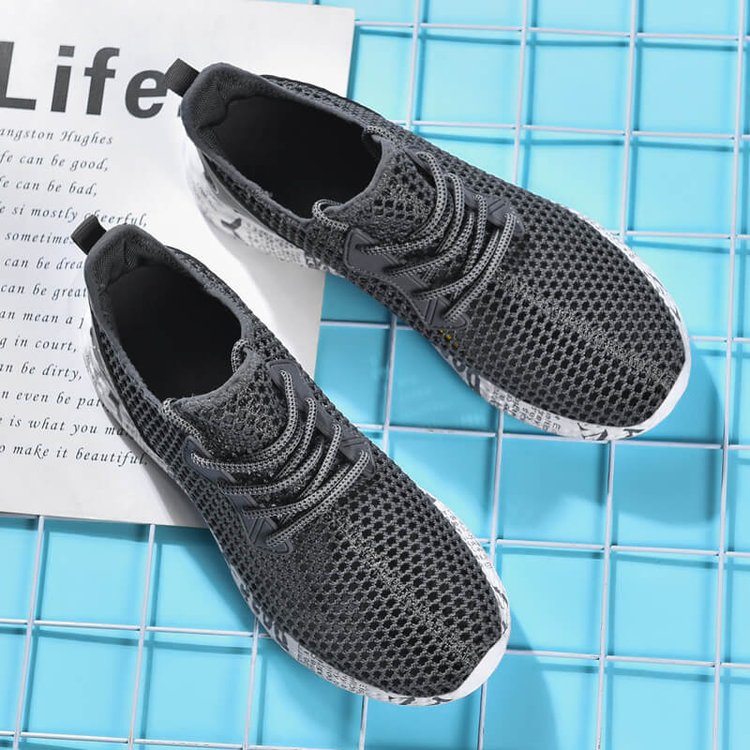 Men's Summer Graffiti Cutout Sneakers