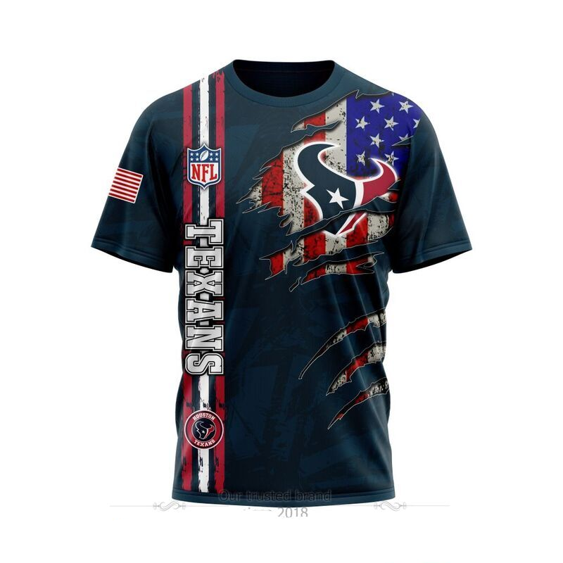 HOUSTON TEXANS 3D HOODIE SKULL0802